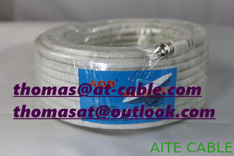 China Set-top box cordón de remiendo de 20 metros, cable de la TV vía satélite RG6, con el conector de F proveedor