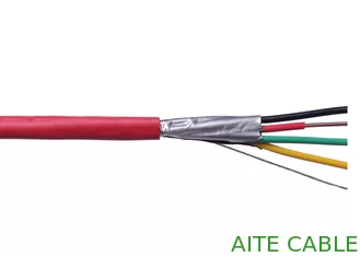 China Fire Resistant Alarm Cables 18AWG FPLR-CL2R  Solid Bare Copper UL Standard supplier