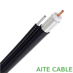 China QR500M Weld AL Tube 50 Ohm Coaxial Cable CATV with Galvanized Steel Messenger Drop Wire OEM Factory supplier