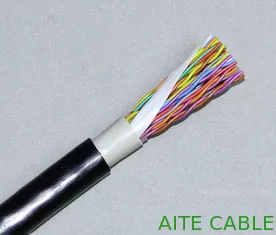 China 25 pares de UTP CAT5 de la red de Lan del cable del doble de la envoltura del tronco del alambre al aire libre de Ethernet proveedor