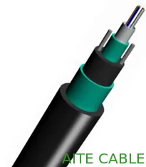 China GYXTW53 Uni-Tube Outdoor Fiber Optic Cable Gel-Filled Double Jacket / Double Armored supplier