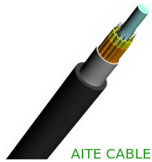 China GJA Waterproof Pigtail Indoor Fiber Optic Cable Φ900µm Tight Buffer Fiber PE Jacket supplier