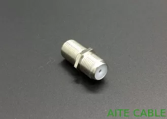 China F Female to Female Coaxial connector and Adaptor TV Terminator with Washer and Nut supplier