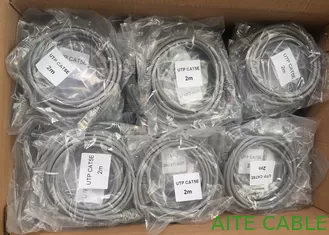 China 1M Pre-made RJ45 Pulg  Cat5e UTP Lan Cable Patch Cord Injection Mold Computer Wire supplier