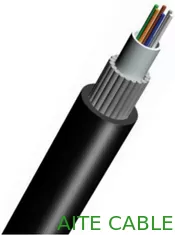 China Modo del Uni-tubo al aire libre acorazado del cable de fribra óptica del alambre de acero de GYXTY solo óptico proveedor