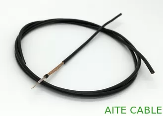 China RG174 A/ U 50 Ohm Coaxial Cable 26AWG 7x0.16 CU Flexible RF Wire China Factory supplier