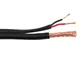 RG59 Siamese Coaxial with Power CCTV Cable 2Core 0.75mm² CCA DC Wire supplier